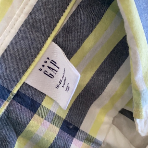 Gap Toddler Button Down Shirt 18-24M - Picture 3 of 7